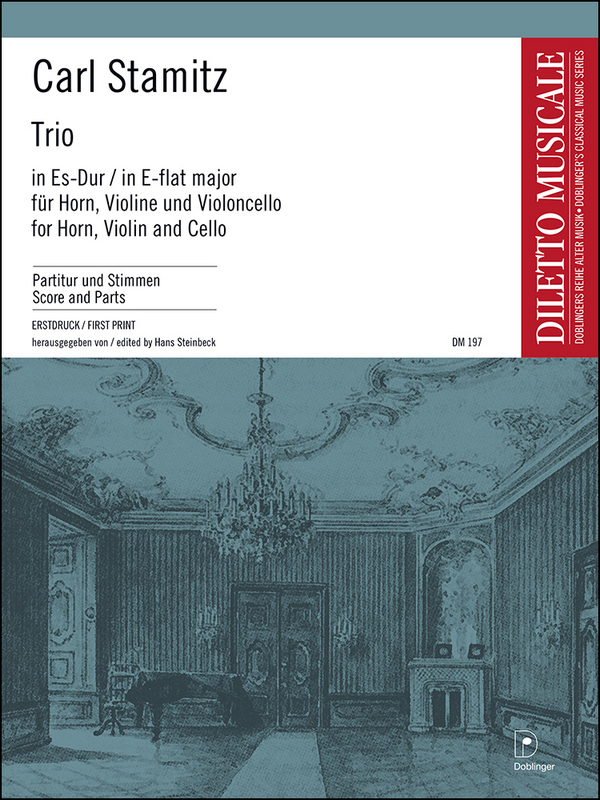 Trio Es-Dur für Horn in F, Violine&nbsp;&nbsp;und Violoncello&nbsp;&nbsp;Partitur und Stimmen