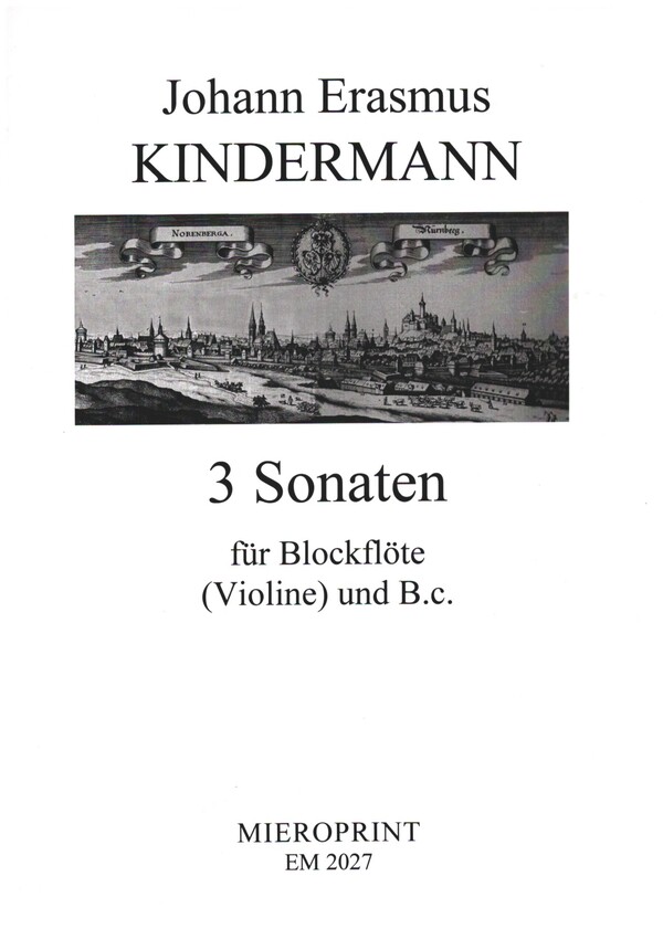 3 Sonaten für Blockflöte (Violine)  und Bc  