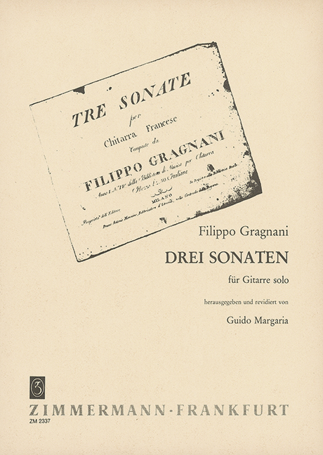 3 Sonaten  für Gitarre  