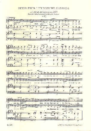 In conceptione immaculate B.M.V.  Proprium für 2stg. Chor und Orgel  Partitur (la/dt)