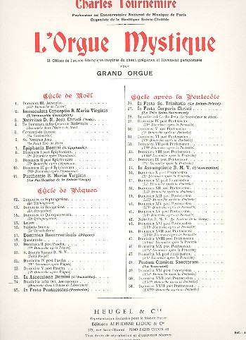 L'orgue mystique vol.24 Paques    