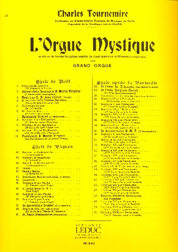 L'orgue mystique vol.28  sacritissimi cordis Jesu  cycle apres la pentecote