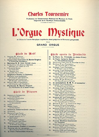 L'orgue mystique vol.32  dominica VII post pentecosten  cycle apres la pentecote