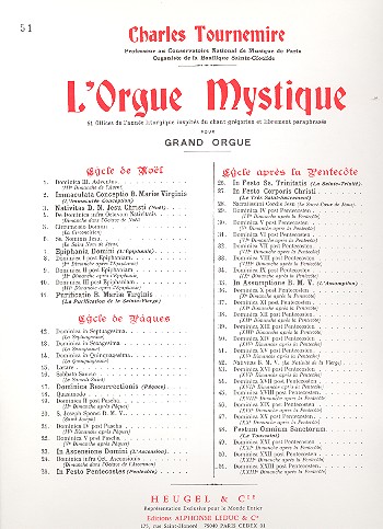 L'orgue mystique vol.51  Dominica XXIII post pentecosten  cycle apres la pentecote