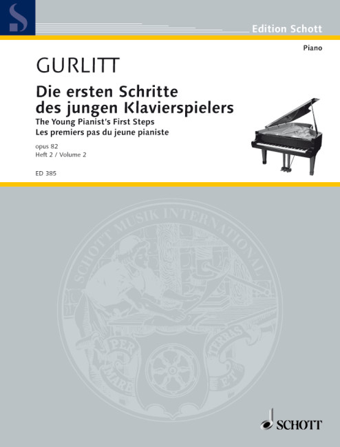 Die ersten Schritte des jungen Klavierspielers op. 82 Band 2  für Klavier  
