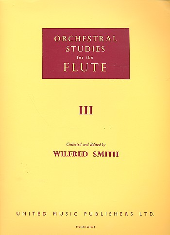Orchestral studies for the flute : book III, modern french works    