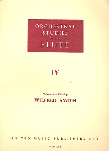 Orchestral studies for the flute : book IV, opera and ballet    