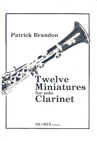 12 Miniatures for clarinet    