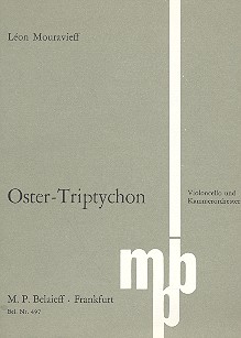 Oster-Triptychon&nbsp;&nbsp;für Violoncello und Kammerorchester&nbsp;&nbsp;Studienpartitur