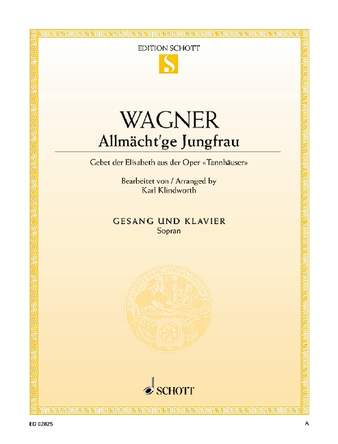 Allmächtige Jungfrau&nbsp;&nbsp;für Sopran und Klavier&nbsp;&nbsp;