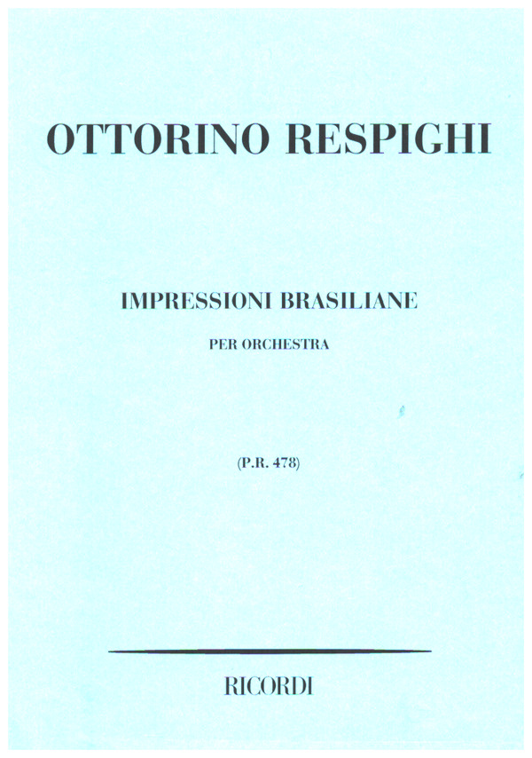 Impressioni brasiliane per&nbsp;&nbsp;orchestra, partitura tascabile&nbsp;&nbsp;