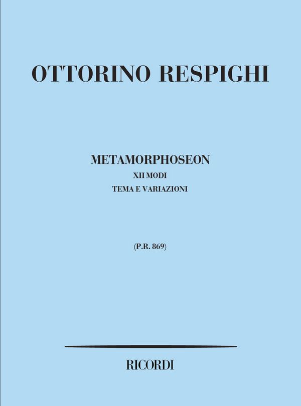 Metamorphoseon&nbsp;&nbsp;per orchestra&nbsp;&nbsp;partitura