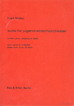 Suite für Jugendstreichorchester  Studienpartitur  