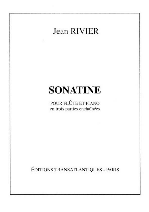 Sonatine pour flûte et piano&nbsp;&nbsp;&nbsp;&nbsp;