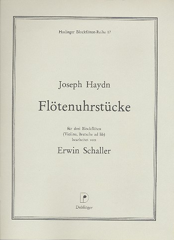 Flötenuhrstücke für&nbsp;&nbsp;3 Melodieinstrumente&nbsp;&nbsp;Partitur