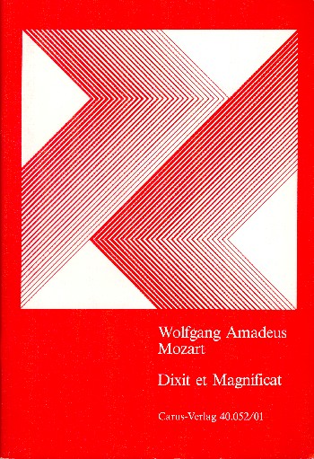 Dixit et Magnificat KV193 für Soli&nbsp;&nbsp;(SATB), Chor und Orchester&nbsp;&nbsp;Violine 1