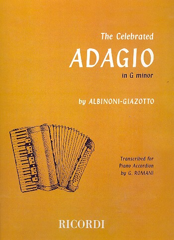 Adagio g minor  for accordion  
