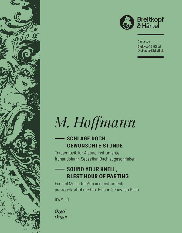 Schlage doch gewünschte Stunde&nbsp;&nbsp;Kantate Nr.53 BWV53&nbsp;&nbsp;Orgel