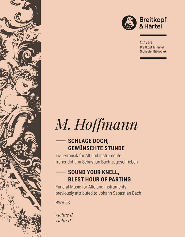 Schlage doch gewünschte Stunde&nbsp;&nbsp;Kantate Nr.53 BWV53&nbsp;&nbsp;Violine 2
