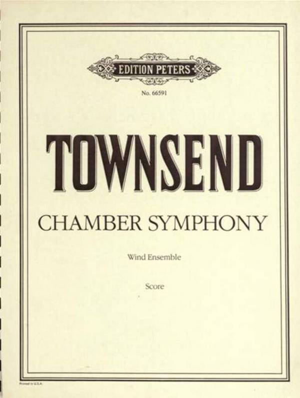 Chamber Symphony&nbsp;&nbsp;for flute, oboe,clarinet, bassoon, 2 horns&nbsp;&nbsp;Score