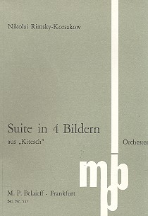 Suite in 4  Bildern aus 'Die Legende der unsichtbaren Stadt...'&nbsp;&nbsp;für Orchester&nbsp;&nbsp;Studienpartitur