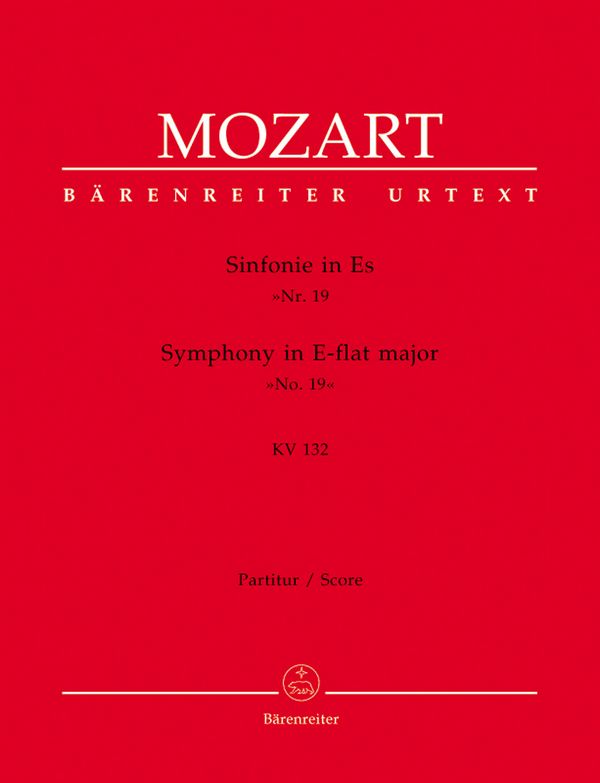 SINFONIE ES-DUR KV132: FUER ORCHESTER,&nbsp;&nbsp;PARTITUR&nbsp;&nbsp;FISCHER, W.,ED.
