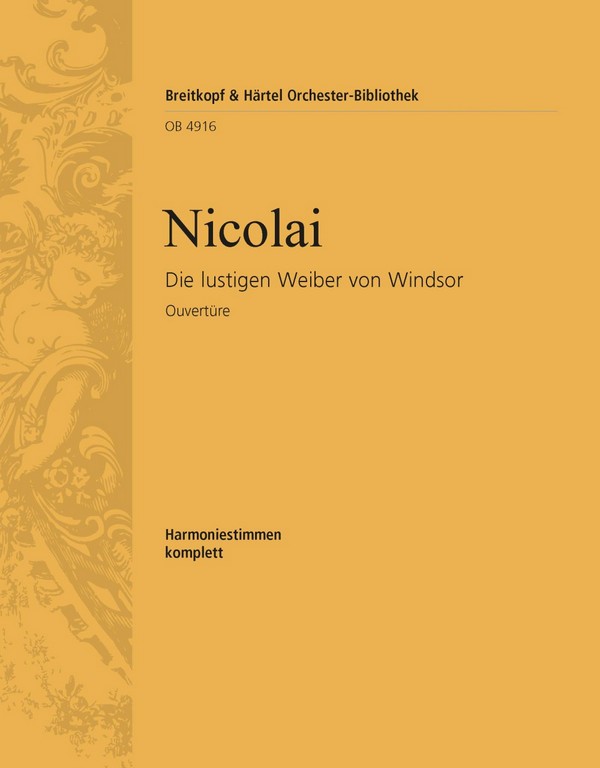 Die lustigen Weiber von Windsor - Ouvertüre&nbsp;&nbsp;für Orchester&nbsp;&nbsp;Harmonie