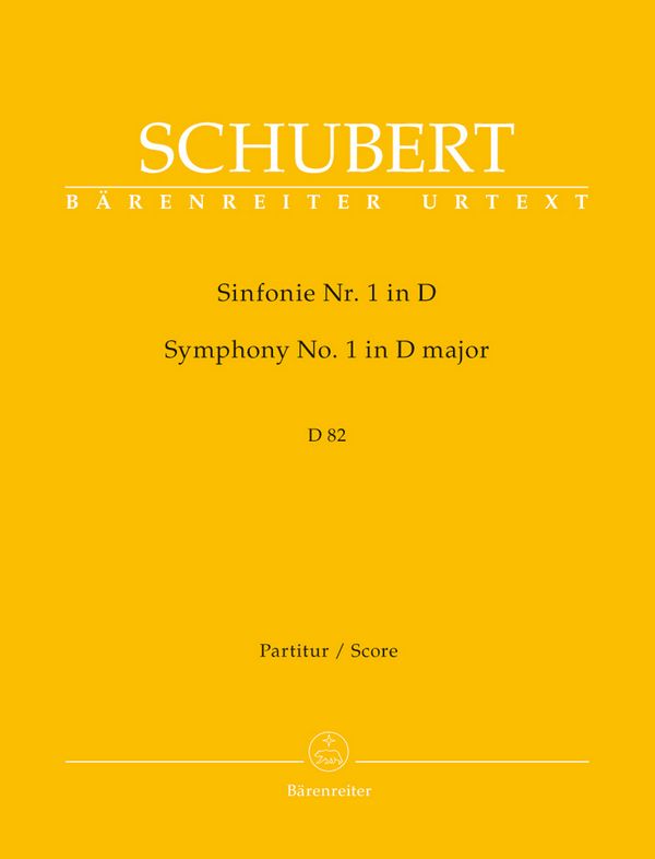 Sinfonie D-Dur Nr.1 D82 für Orchester&nbsp;&nbsp;Partitur&nbsp;&nbsp;