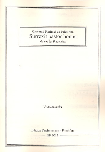 Surrexit pastor onus Motette  für Frauenchor a cappella  partitur (la)