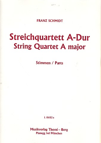 Quartett A-Dur  für Streichquartett  Stimmen
