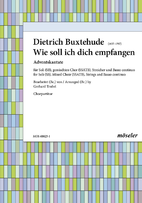 Wie soll ich dich empfangen&nbsp;&nbsp;für SB Soli, SSATB Chor, Streicher&nbsp;&nbsp;Chorpartitur