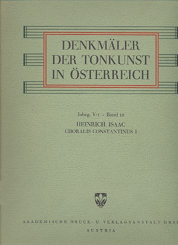 Choralis Constantinus Band 1  Graduale in mehrstimmiger Begleitung  (a cappella) ,  Partitur