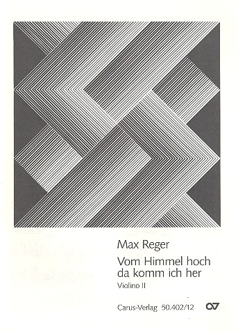 Vom Himmel hoch da komm ich her&nbsp;&nbsp;Kantate für Soli (SATB) und Frauenchor,&nbsp;&nbsp;Gemeinde, 2 Violinen und Orgel,    Violine 2