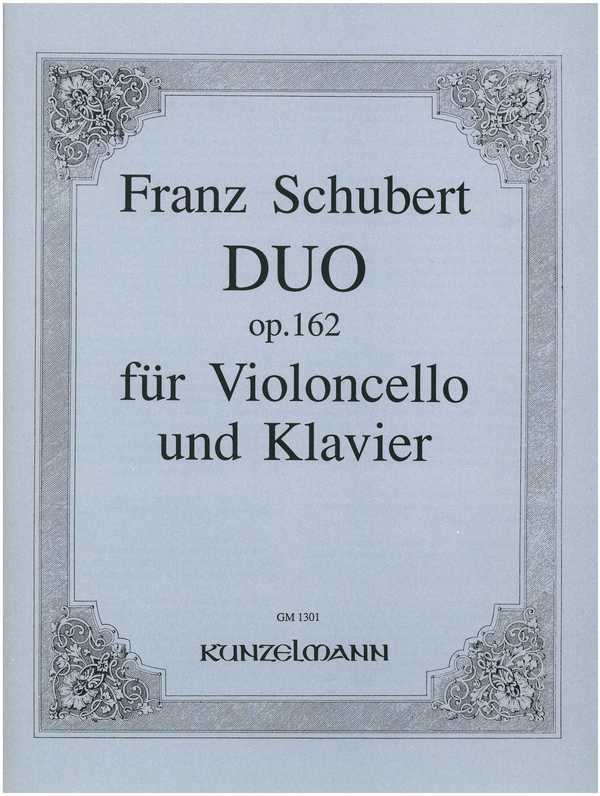 Duo op.162&nbsp;&nbsp;für Violoncello und Klavier&nbsp;&nbsp;