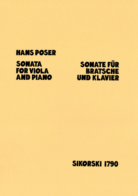 Sonate für Viola und Klavier&nbsp;&nbsp;&nbsp;&nbsp;