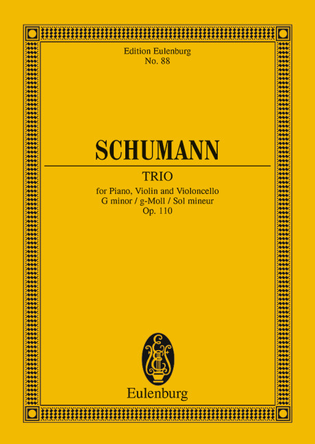 Trio g-Moll op.110&nbsp;&nbsp;für Violine, Cello und Klavier&nbsp;&nbsp;Studienpartitur