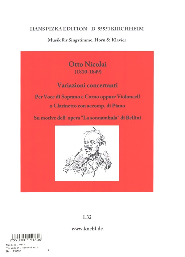 Variazioni concertanti op.26&nbsp;&nbsp;für Sopran, Klarinette und Klavier&nbsp;&nbsp;