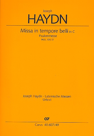 Missa in tempore belli C-Dur Hob.XXII:9&nbsp;&nbsp;für Soli, Chor und Orchester&nbsp;&nbsp;Orgelstimme