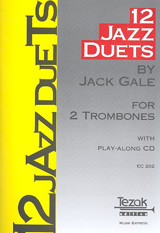 12 Jazz Duets (+CD)  for 2 trombones  