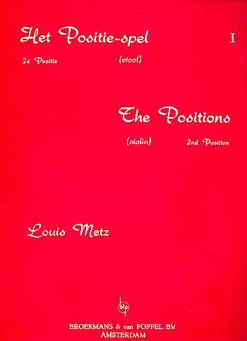 Het Positie-spel vol.2  voor viool (2. psoitie)  