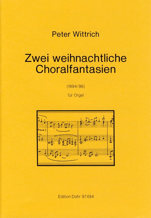 2 weihnachtliche Choralfantasien  für Orgel (1994/96)  