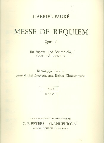 Requiem op.48&nbsp;&nbsp;für Soli (S, Bar), Chor und Orchester&nbsp;&nbsp;Viola 2