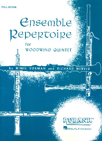 Ensemble Repertoire  for woodwind quintet  score