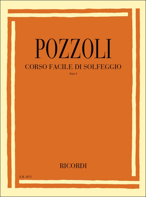 Corso facile di solfeggio vol.1  per voce  
