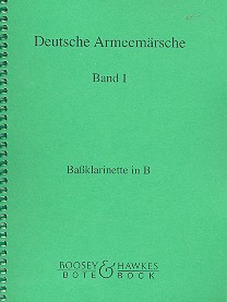Deutsche Armeemärsche Band 1  Bassklarinette in B  