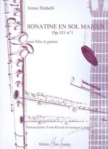 SONATINE SOL MAJEUR OP.151,1 POUR  FLUTE ET GUITARE  