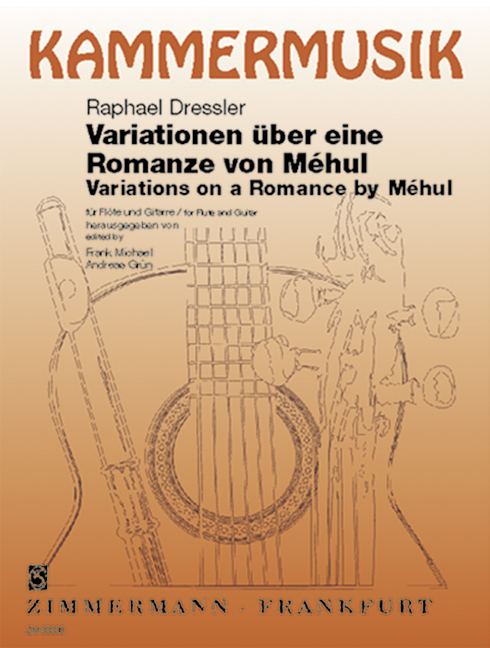 Variationen über eine Romanze von Mehul  für Flöte und Gitarre  