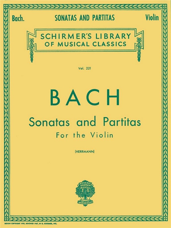 6 Sonatas and Partitas  for violin solo  