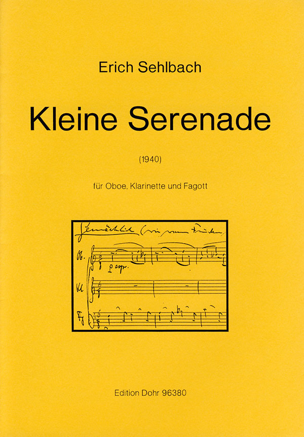 Kleine Serenade für Klarinette, Oboe&nbsp;&nbsp;und Fagott&nbsp;&nbsp;Partitur und Stimmen