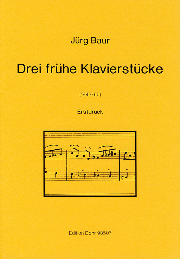3 frühe Klavierstücke (1943/60)&nbsp;&nbsp;&nbsp;&nbsp;